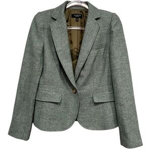 Talbots women wool blend blazer size 8